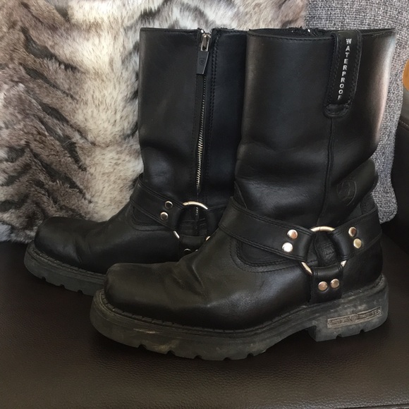 Ariat Waterproof Motorcycle Boots Metal 